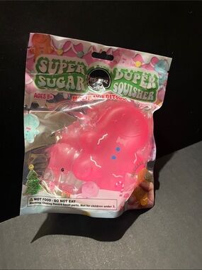 Top Trenz Super Duper Sugar Squish Gingerbread Holiday Edition Squishy Toy